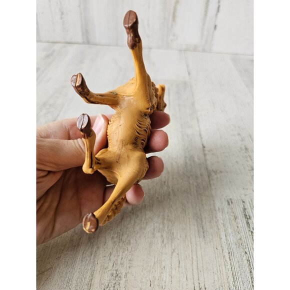 Vintage Italy sheep lamb Fontanini plastic tan - Picture 10 of 10